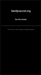 Mobile Screenshot of familysecret.org